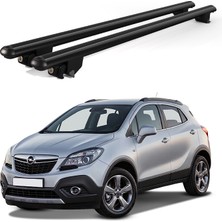 Today Auto Kanca Opel Mokka (2012 ve Sonrası) Uyumlu Siyah Kilitli Ara Atkı 110CM Port Bagaj Tavan Barı