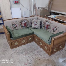 Geleneksel Ahşap Sedir Takımı Model 65
