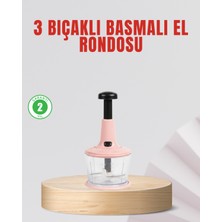 Maarketim Manuel Mutfak Rondosu Keskin Bıçaklı Geniş Hazneli