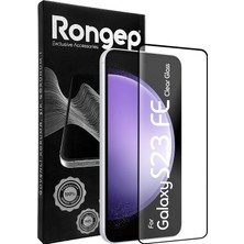 Galaxy S23 Fe Için Ekran Koruyucu Anti-Static Temperli Cam 9h Sertliğinde Ekranı Kaplayan Görüntü Ka