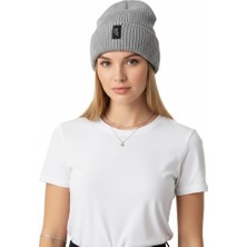 Unisex Fitilli Katlamalı Kışlık Kalın Triko Bere – Basic Stil, Sıcak Tutan, Yumuşak Doku, Dokuma Etiketli, Esnek Yapılı, Günlük Kullanıma Uygun Şapka Unisex Kışlık Fitilli Triko Bere –