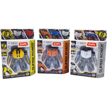 Ctoy Arabaya Dönüşebilen Diecast Mini Metal Robot CTOY-666-Z