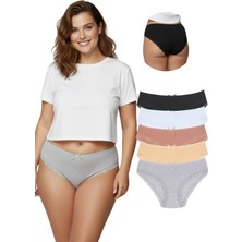 New Lilla 1009 Bato Paça Dantelli 5'li Kadın Külot Paketi