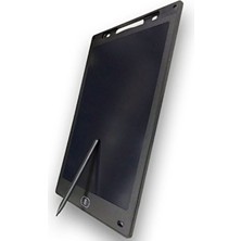 Yıldırım Store Büyük Boy Dijital Yazı Tahtası 12 Inç LCD Grafik Çizim Tableti Siyah Renkli Çocuk Tablet