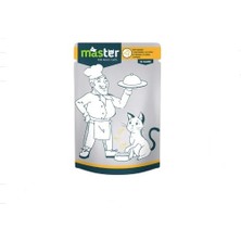 Master Tavuk Etli Pouch Kedi Maması, 80 Gr, 24 Adet