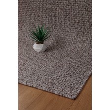 Valery Home Premium Kalite Kaymaz Tabanlı Natura Doğal Yıkanabilir Yolluk Oturma Odası Balkon Mutfak GRI-102