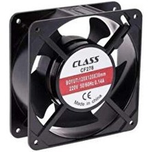 Class CF278 120X120X38 mm Aksiyel Fan Renkli Bilek Desteği ile Baskısız Düz Tasarım