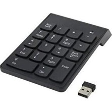 Leonpro Kablosuz Numaratör USB Kablosuz Keypad Ev - Ofis Kullanımı İçin Standart Tuş Formu