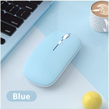 TekNetStore Şarj Edilebilir Sessiz Mouse Wifi Kablosuz 1600 DPI Bluetooth Uyumlu Ev Ofis Kullanımı