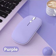 TekNetStore Şarj Edilebilir Sessiz Mouse 1600 DPI Bluetooth Uyumlu Ev Ofis Kullanımı için
