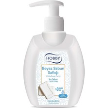 Hobby Sıvı Sabun 300ML Beyaz Sabun Nemlendirici Etkisiyle Cilt İçin Saflık Sağlar