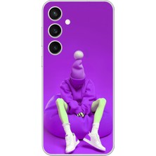 Dali Design Samsung Galaxy S23PLUS Uyumlu Şeffaf Kılıf No Face 6 Tasarımlı