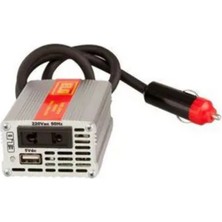 ELO-221.100.001 - Invertor Voltaj Cevırıcı 12V>220V 150W Sureklı USB ve Prız Cıkıslı