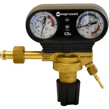 Magmaweld Co2 Basınç Regülatörü Alttan Ayarlı