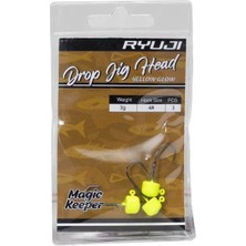 Ryuji Yellow Glow Drop Jig Head