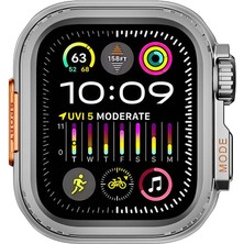 Hype Store Ile Uyumlu Watch 44MM To Ile Uyumlu Watch Ultra 49MM Kasa Dönüştürücü Watch Gard 33 Gri