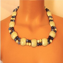 Asteria Elite Jasper Ceyt 2 Sıralı Denge Cesaret ve Ruhsal Rahatlama Kolyesi