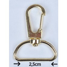 Orhan Çanta Makrome Kancalı Anahtarlık Halkası 20'li Paket