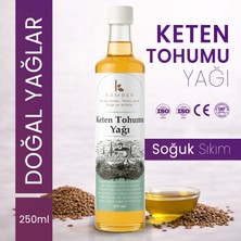 Kamber Soğuk Press Keten Tohumu Yağı 250 ml - Soğuk Sıkım