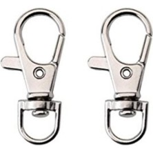 Orhan Çanta Anahtarlık Klipsi Istakoz Döner Klips Kanca 3.5 cm (50 Adet)