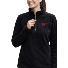 Walke Kadın Yarım  Fermuar Polar Beden-M