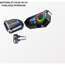 Maarketim BLUETOOTH 5.4 KABLOSUZ İNTERKOM+ MOTOR DİSK KİLİDİ