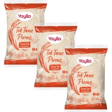 Yayla Tok Tane Pirinç 1 kg X3