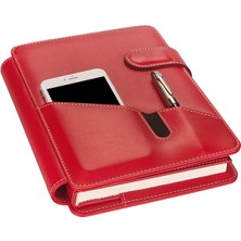 Hype Store 2k 5286 Ajanda Tarihsiz Kareli 17X24 Ajanda Defter 160 Yaprak Ivory Kağıt Suni Telefon Kılıflı Mekan