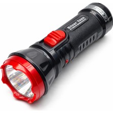 farissu Kompakt Şarjlı LED El Feneri – 2 Işık Modlu – Hafif ve Taşınabilir