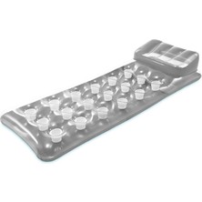 intex Şişme Havuz Deniz Yatağı - Bardaklıklı - Gümüş (58894)