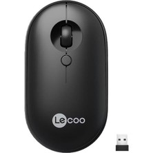 Zemheri Lenovo Lecoo WS212 1600 Dpı 4 Tuşlu Kablosuz Siyah Optik Mouse