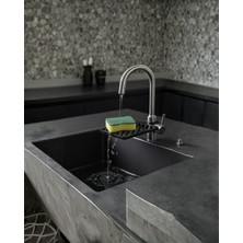 Maarketim Musluğa Monte Sünger Organizeri Hijyenik Drenajlı Pratik Tasarım