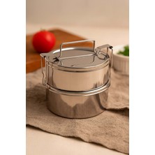 Jenisa Lunchbox Paslanmaz Çelik Sefertası – 2’li Kilitli Yemek Kabı, Okul & Iş Için Ideal No:2