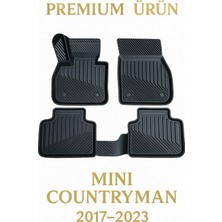 Black Gold Mini Countryman 2017–2023 Uyumlu 3D Oto Paspas Premium