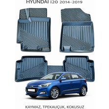 Black Gold Hyundai I20 2014-2019 ile Uyumlu 3D Oto Paspas Premium