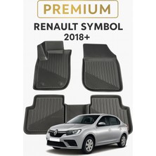 Black Gold Renault Symbol 2018+ Uyumlu 3D Oto Paspas Premium