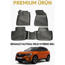 Black Gold Renault Austral Mild Hybrid 2023+ Uyumlu 3D Oto Paspas Premium