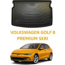 Black Gold Volkswagen Golf 8 Üst Kademe 3D Bagaj Havuzu Premium
