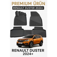 Black Gold Renault Duster 2024+ Uyumlu 3D Oto Paspas Premium