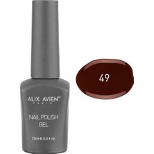 Hype Store Alıx Avıen Uv Kalıcı Çikolata Kahverengi Jel Oje 49 - Gel Polish - 12 ml