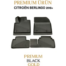 Black Gold Citroen Berlingo 2018+ Uyumlu 3D Oto Paspas Premium