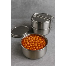 Jenisa Paslanmaz Çelik Lunchbox Okul ve Ofis Için – 3 Katlı Kilitli Sefertası No:1