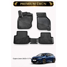 Black Gold Cupra Leon 2023+ E-Tsi ile Uyumlu 3D Oto Paspas Premium