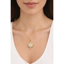 Xuping Jewelry Stil Incisi/xupıng Jewelry Kuzey Yıldızı Zirkon Taşlı Kolye