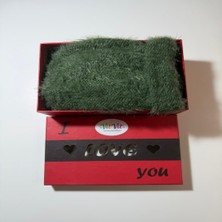 El Örgüsü Atkı ve Bere Takımı Yeşil Renk