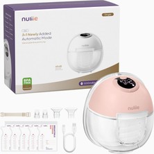 Nuliie S32 Elektrikli Taşınabilir Göğüs Pompası Pembe