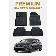 Black Gold Kia Ceed 2018-2022 Uyumlu 3D Oto Paspas Premium