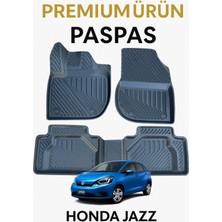 Black Gold Honda Jazz 2020+ Uyumlu 3D Oto Paspas Premium