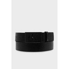 Calvin Klein Logolu Deri Kemer LV04D7043GV8N Erkek Kemer LV04D7043G V8N