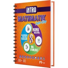Harika Kitap Yayınları Mozaik Yayınları 8.sınıf Matematik Konu Özetli Defter Kitap - 400 Sayfa - Spiralli - Renkli